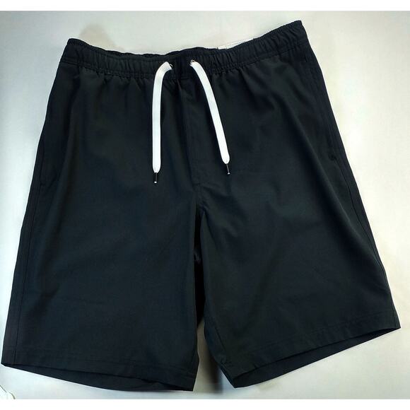 Sonoma Goods For Life Swim Board Shorts Men's Small Black Drawstring Waist Lined - Picture 1 of 8